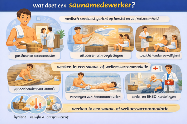 Wat doet een saunamedewerker